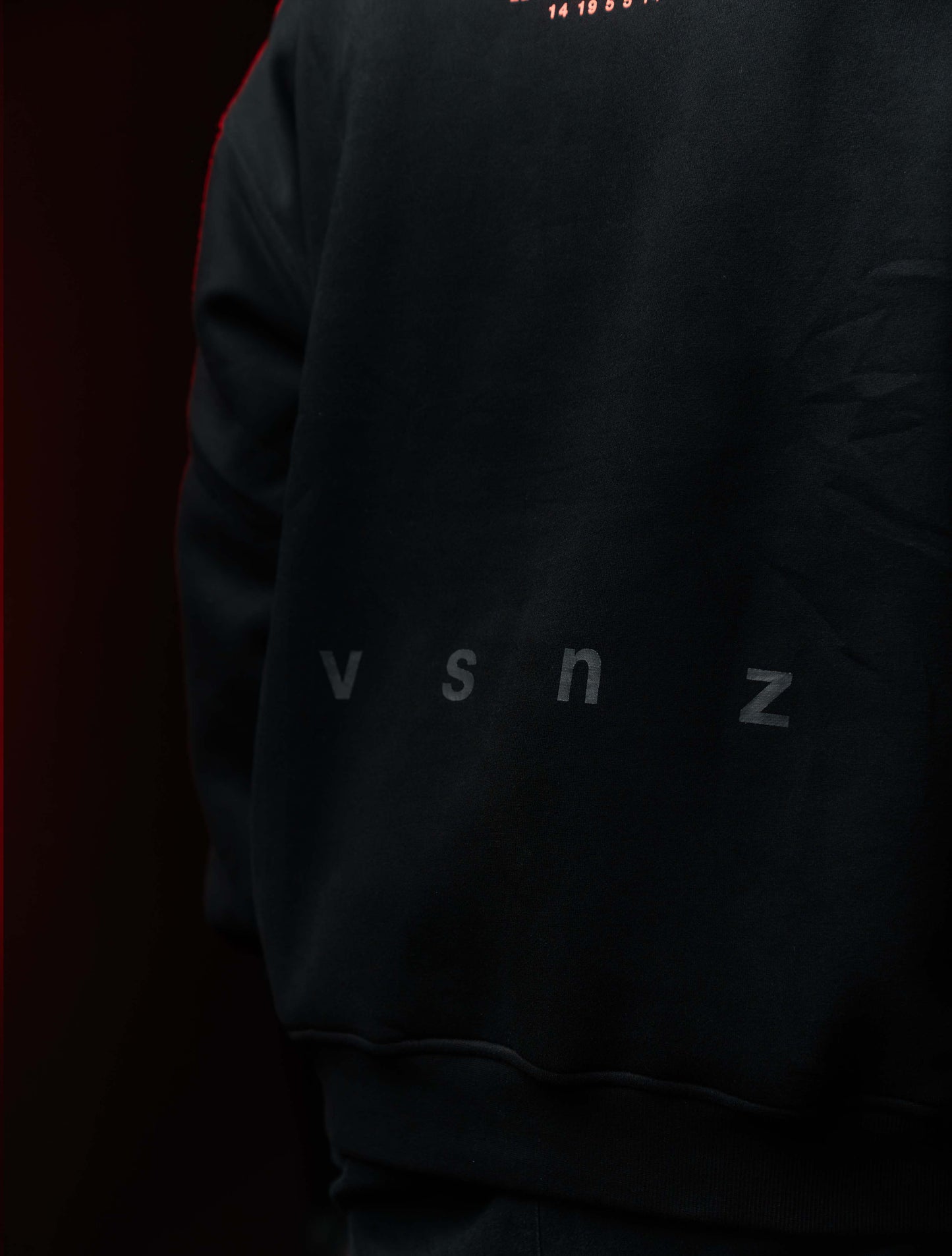 VSNZ Hoodie black | THE CODE | Limited Edition